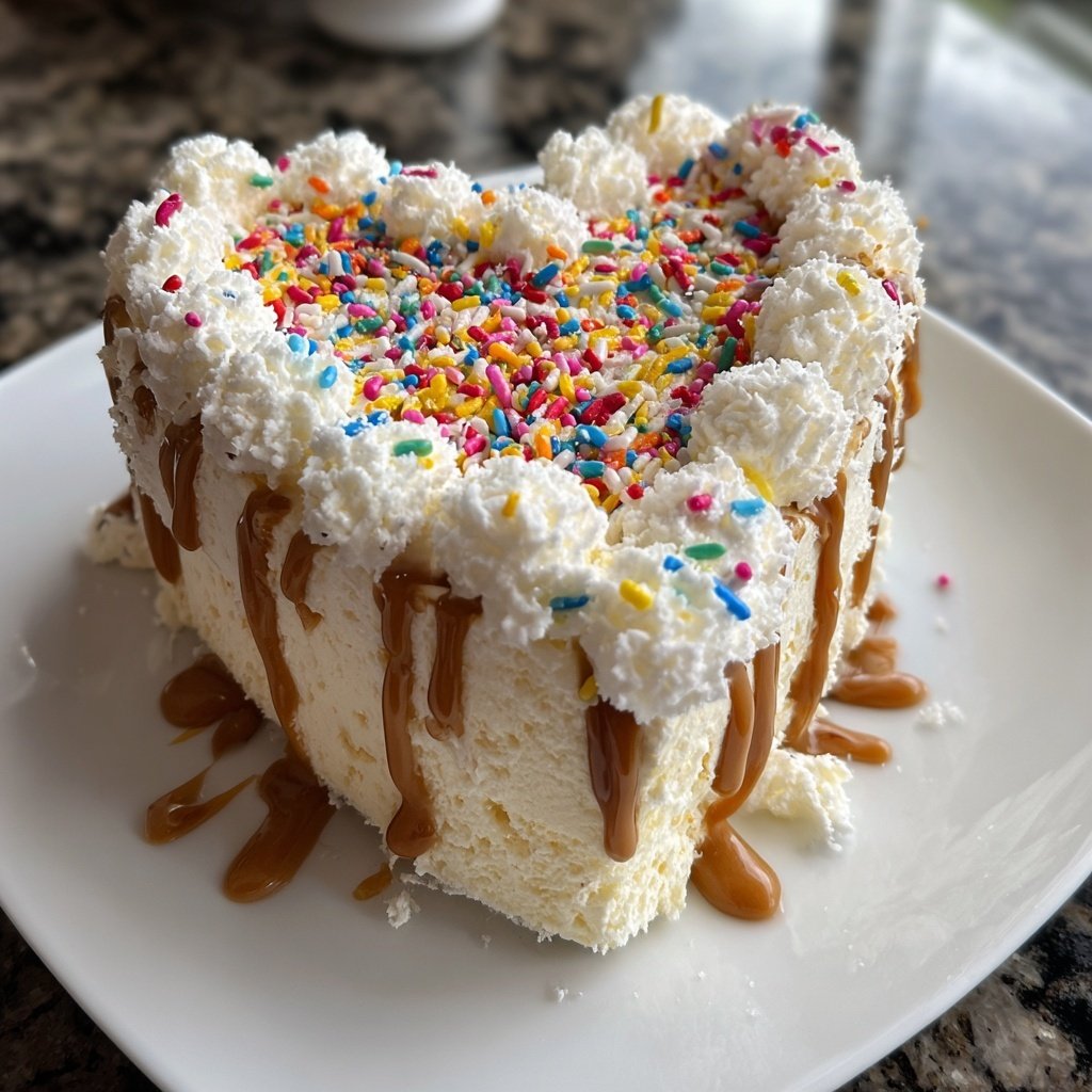 Mini Heart Cake with Lemon Almond Cream