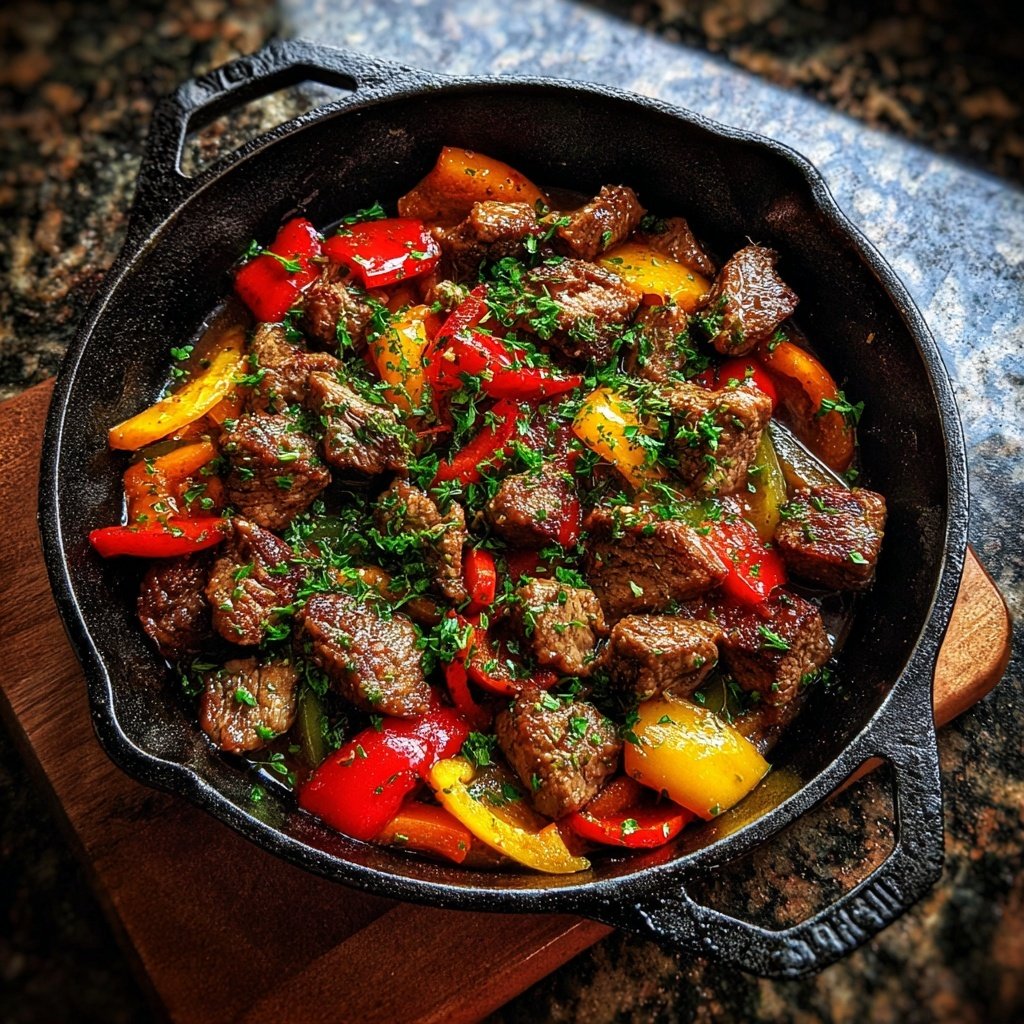 High Protein Beef Skillet Dinner