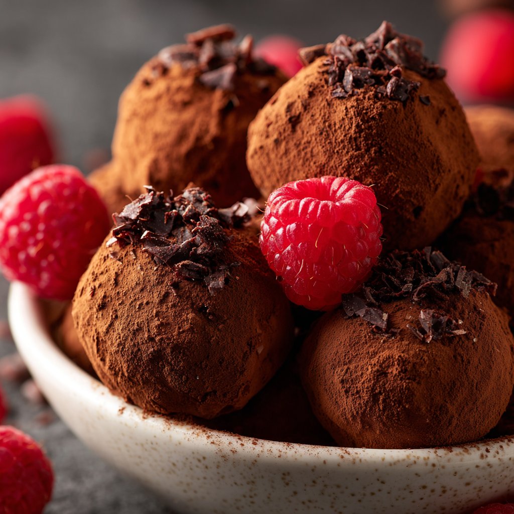 Chocolate Raspberry Truffles