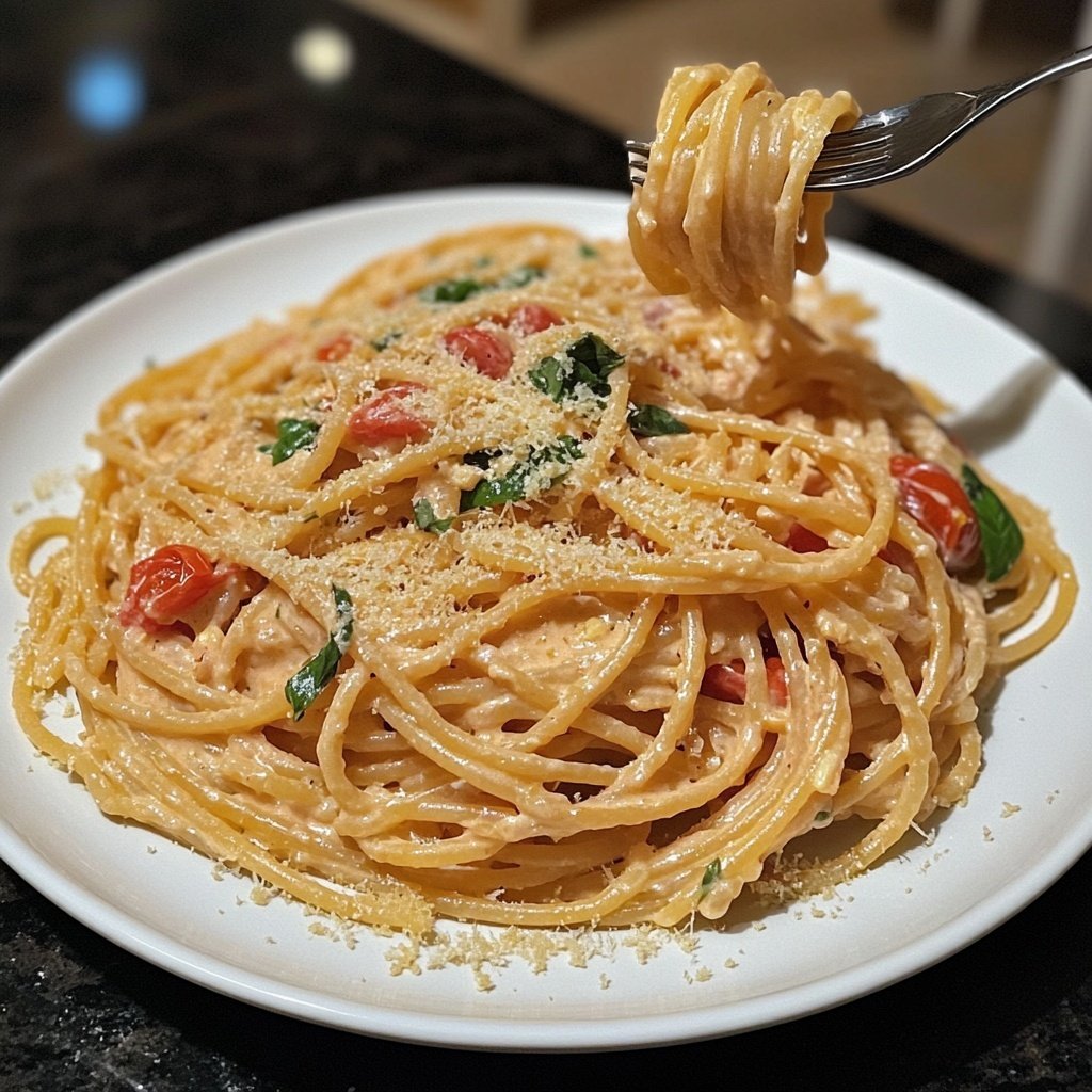Easy One Pot Creamy Tomato Pasta