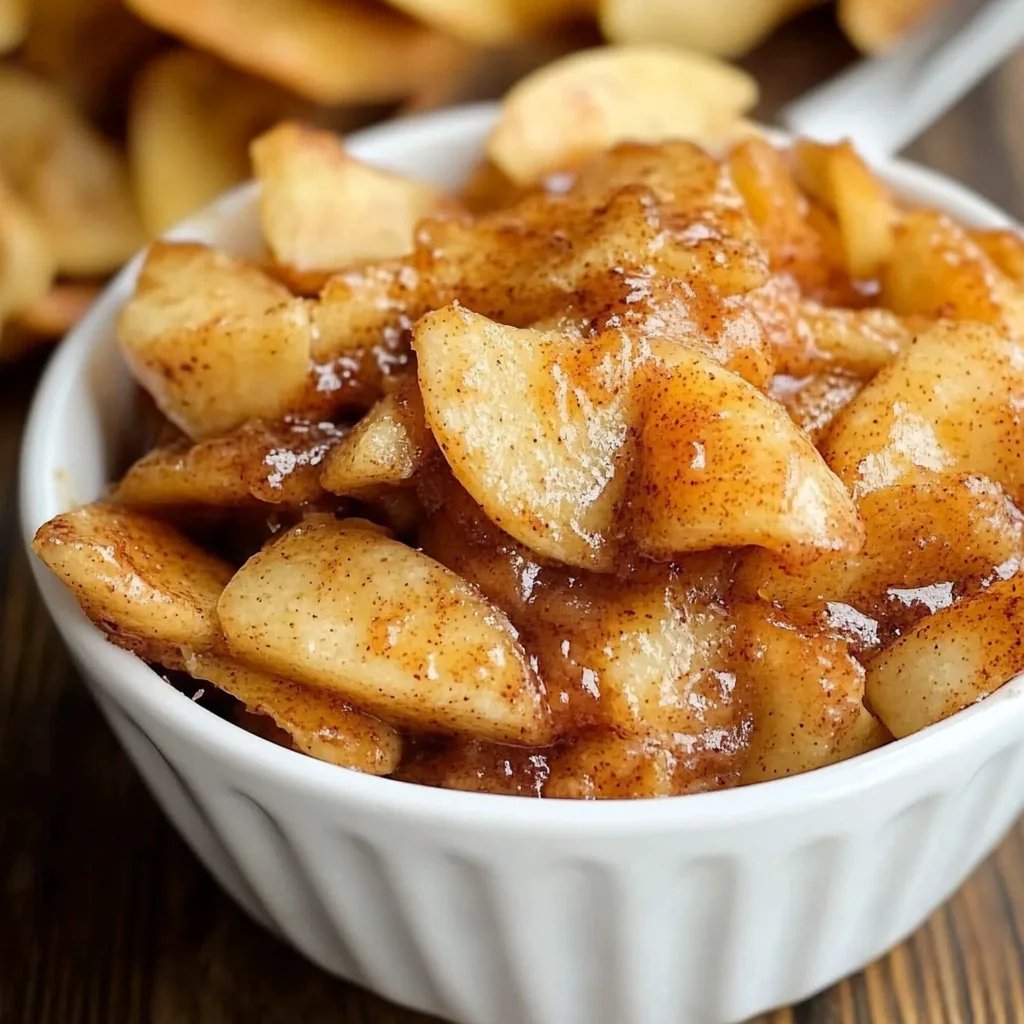 Apple Pie Dip with Cinnamon Tortilla Chips