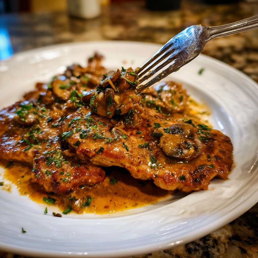 Veal Scaloppine with Marsala