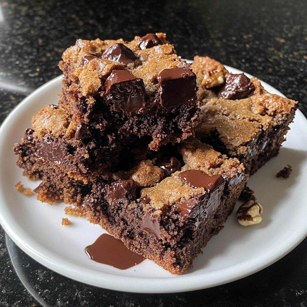 The Best Fudgy Chewy Brookies