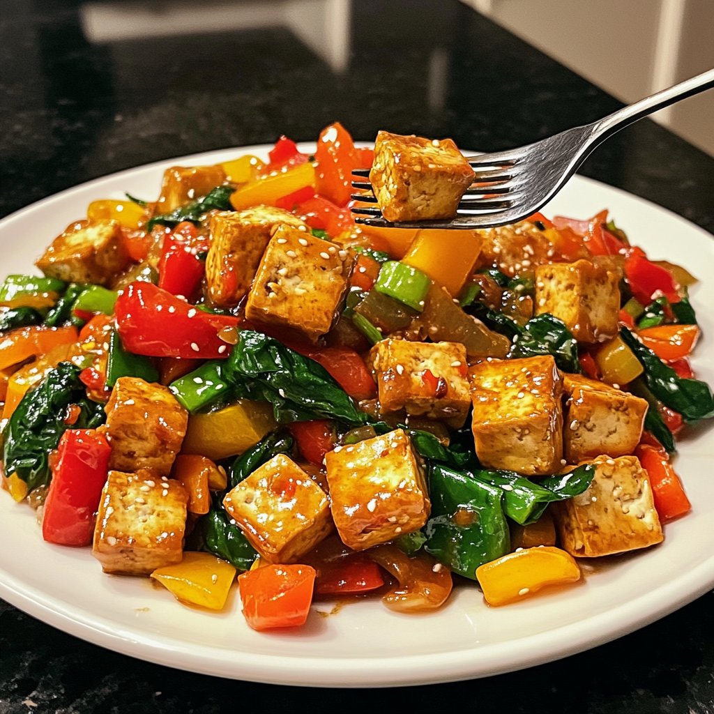 High Protein Tofu Stir Fry