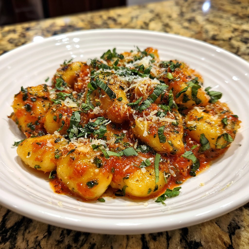Sunday Tomato Basil Gnocchi