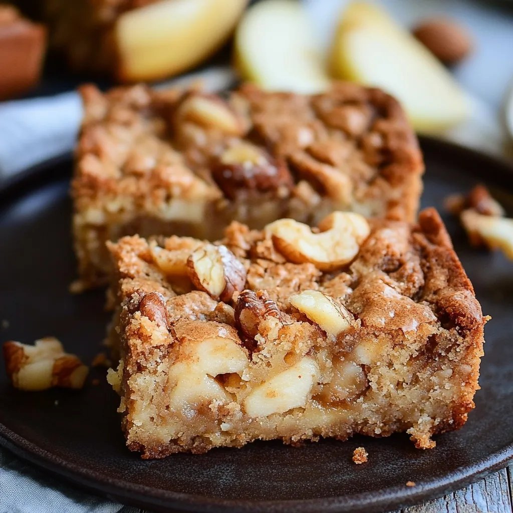 Apple Brownies (Apple Blondies)
