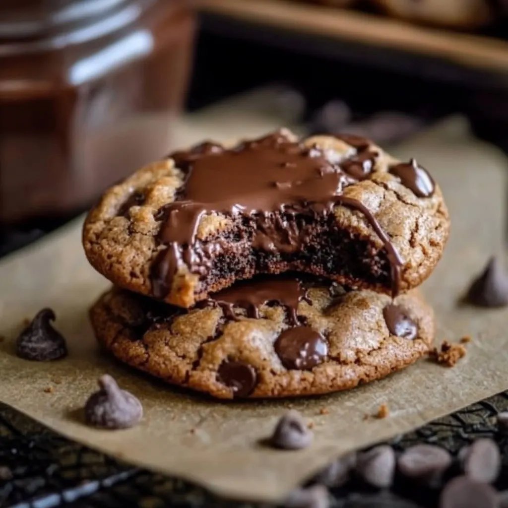 Double Chocolate Chip Cookie Recipe from The Food Charlatan