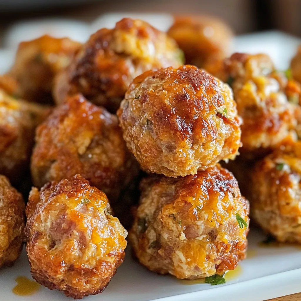 Bisquick Sausage Balls