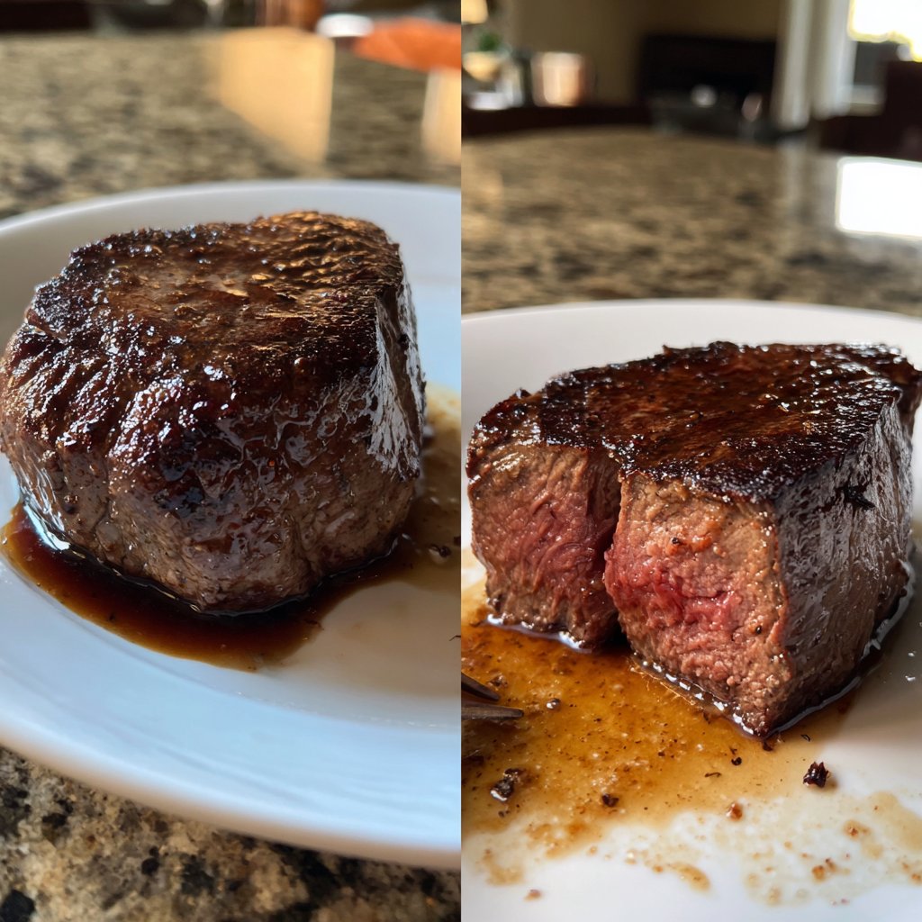 Romantic Filet Mignon with Red Wine Sauce