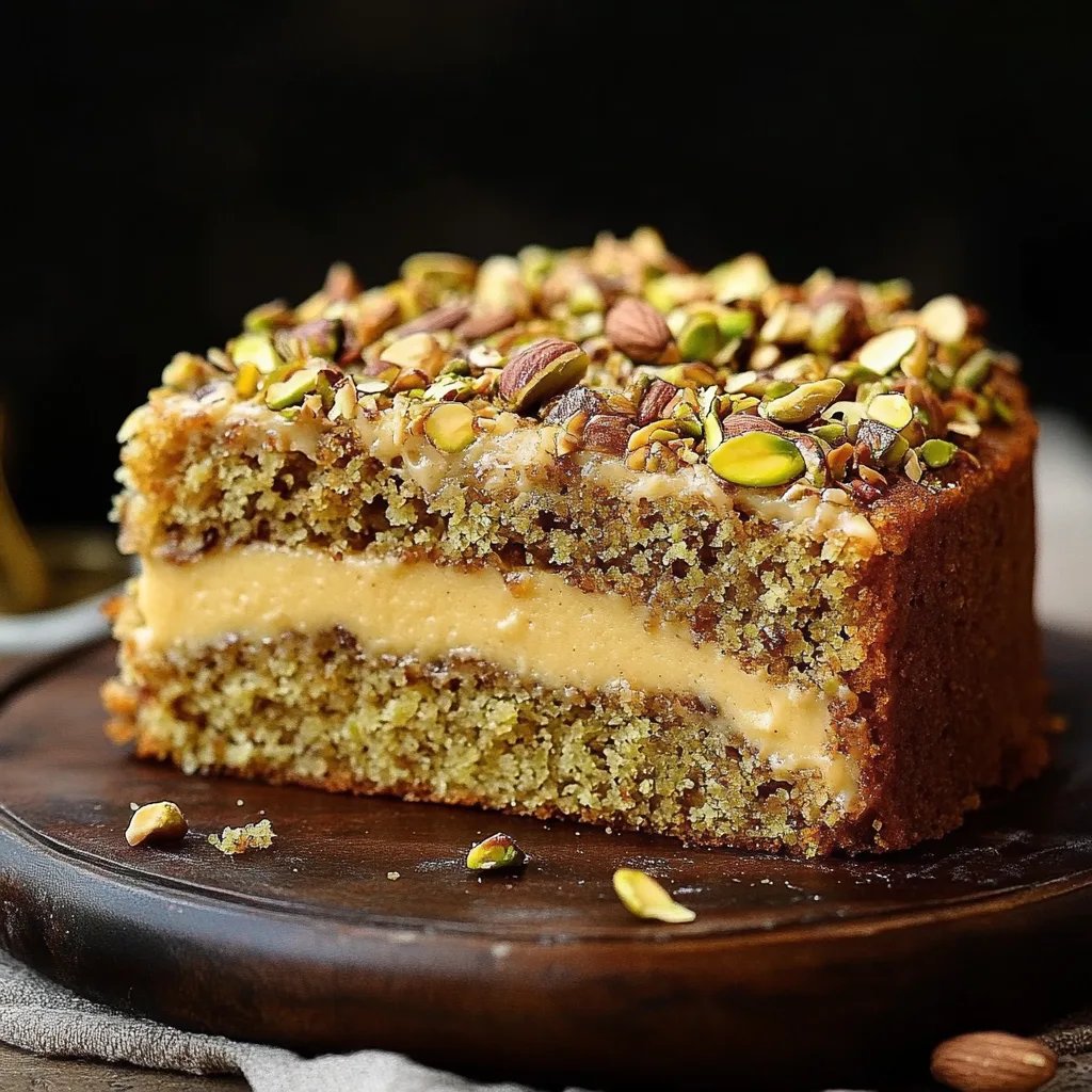 Decadent Pistachio Coffee Cake
