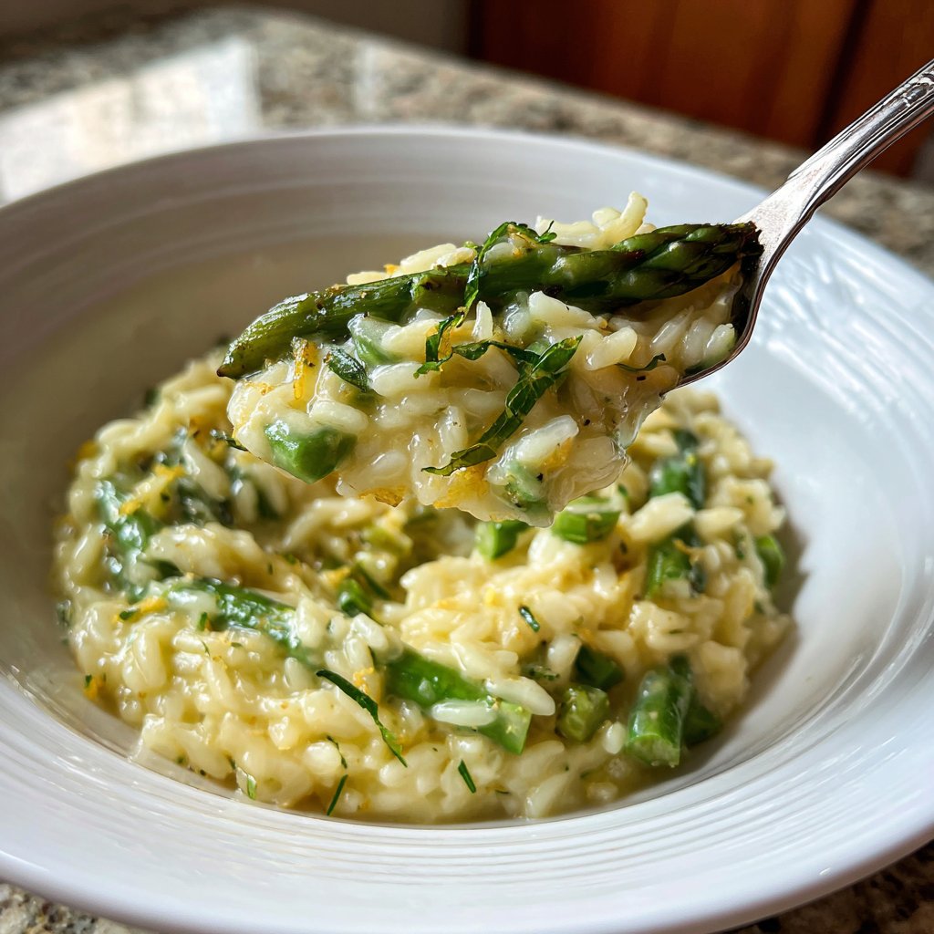 Romantic Asparagus Lemon Risotto