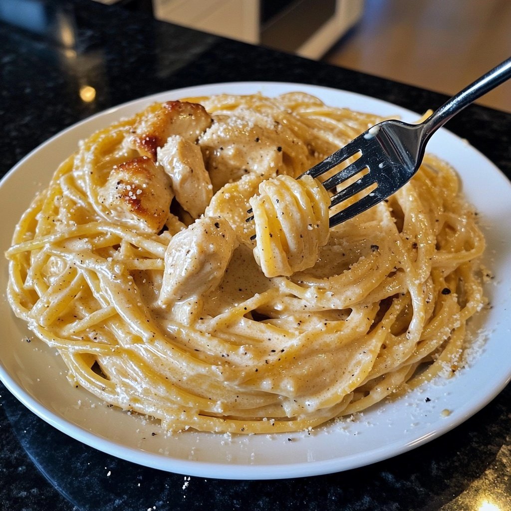 Creamy Garlic Parmesan Chicken Pasta