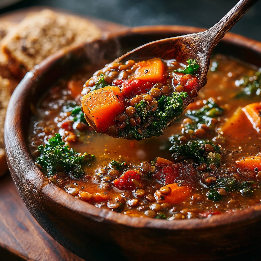 Healthy Crockpot Lentil Soup