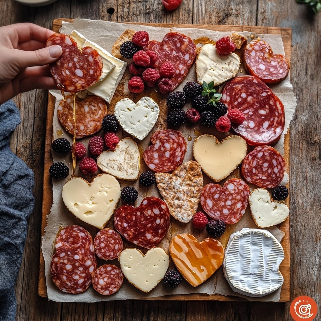 Valentines Charcuterie Board Easy