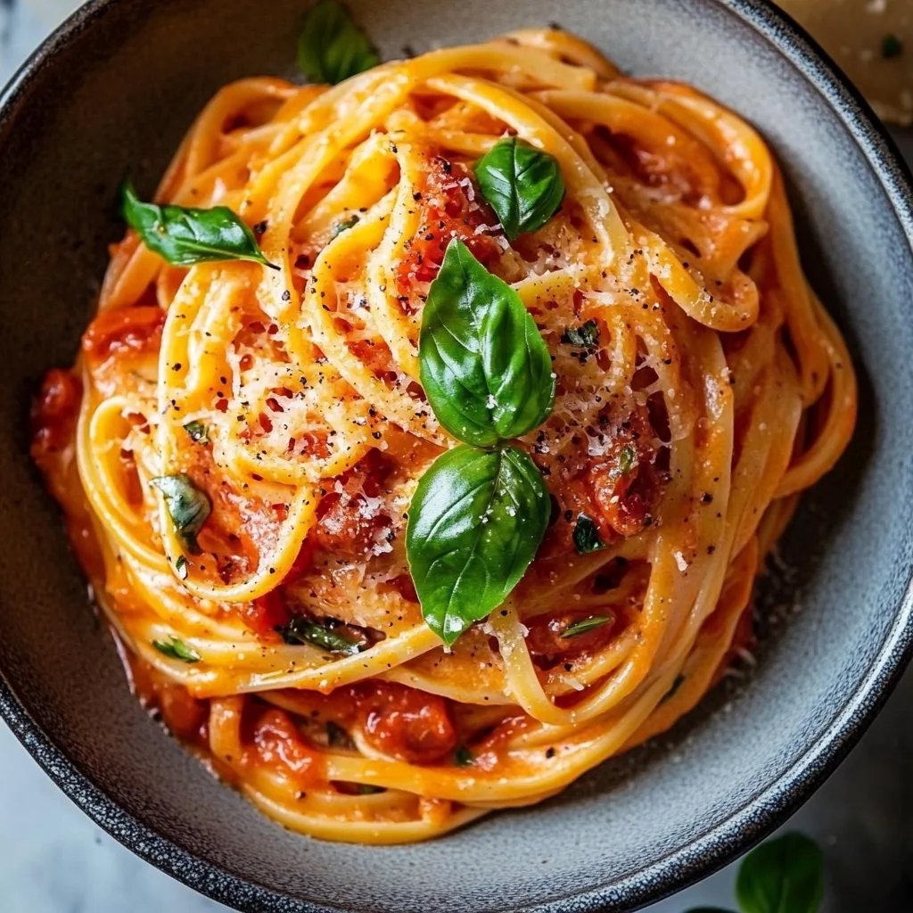 Easy One Pot Creamy Tomato Pasta