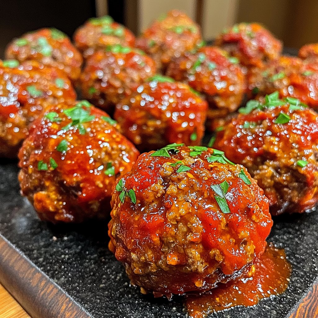 Quick Oven-Baked Meatballs Recipe