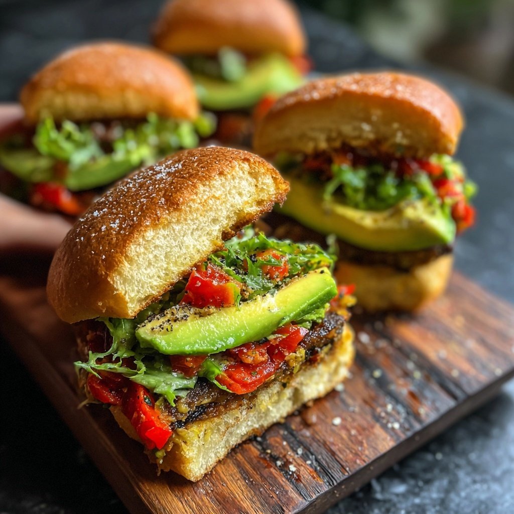 Super Bowl Food Veggie Sliders