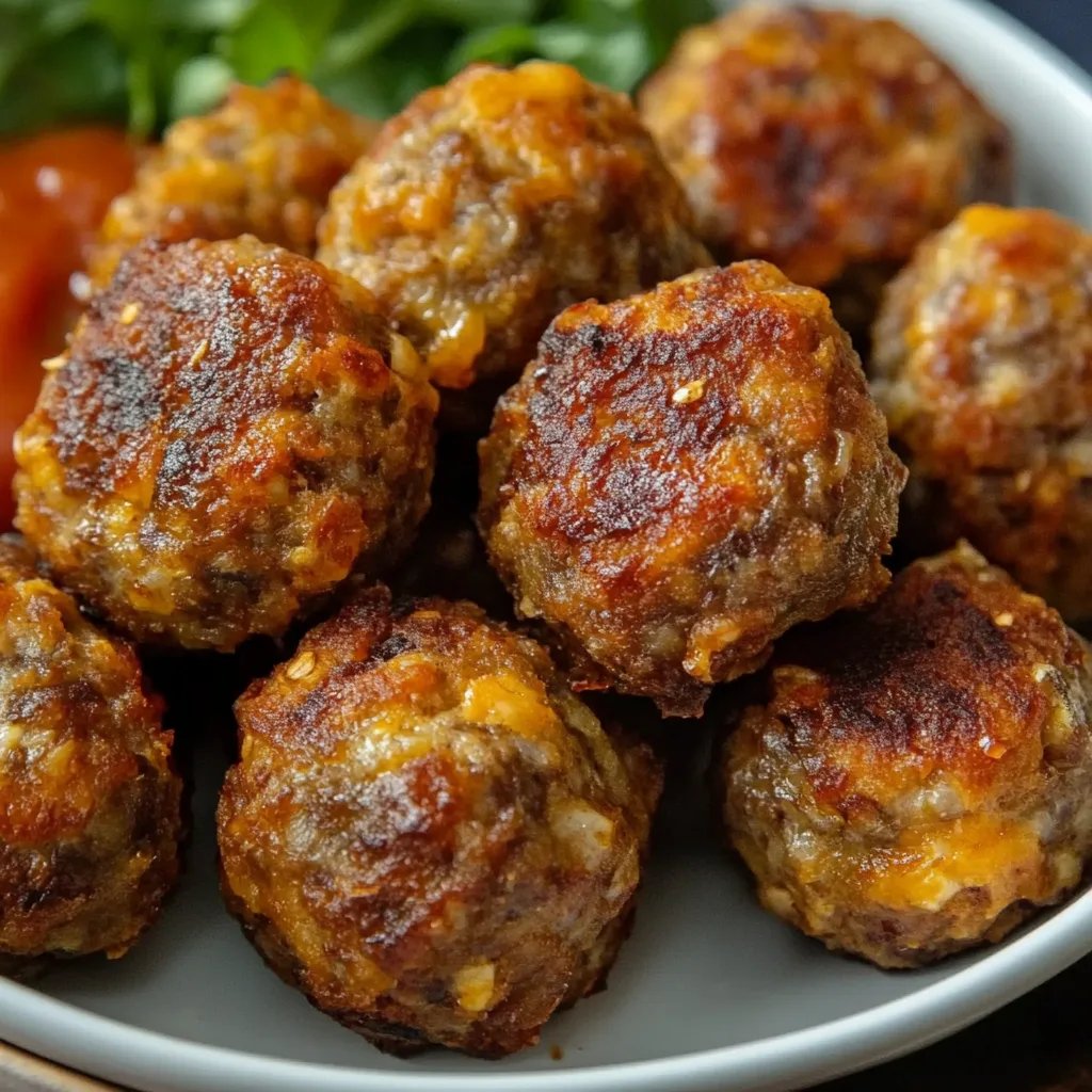 Flourless Sausage Balls