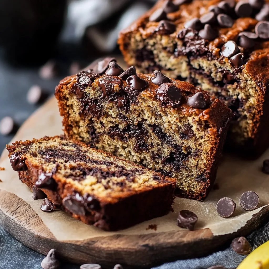 Super Moist Chocolate Chip Banana Bread