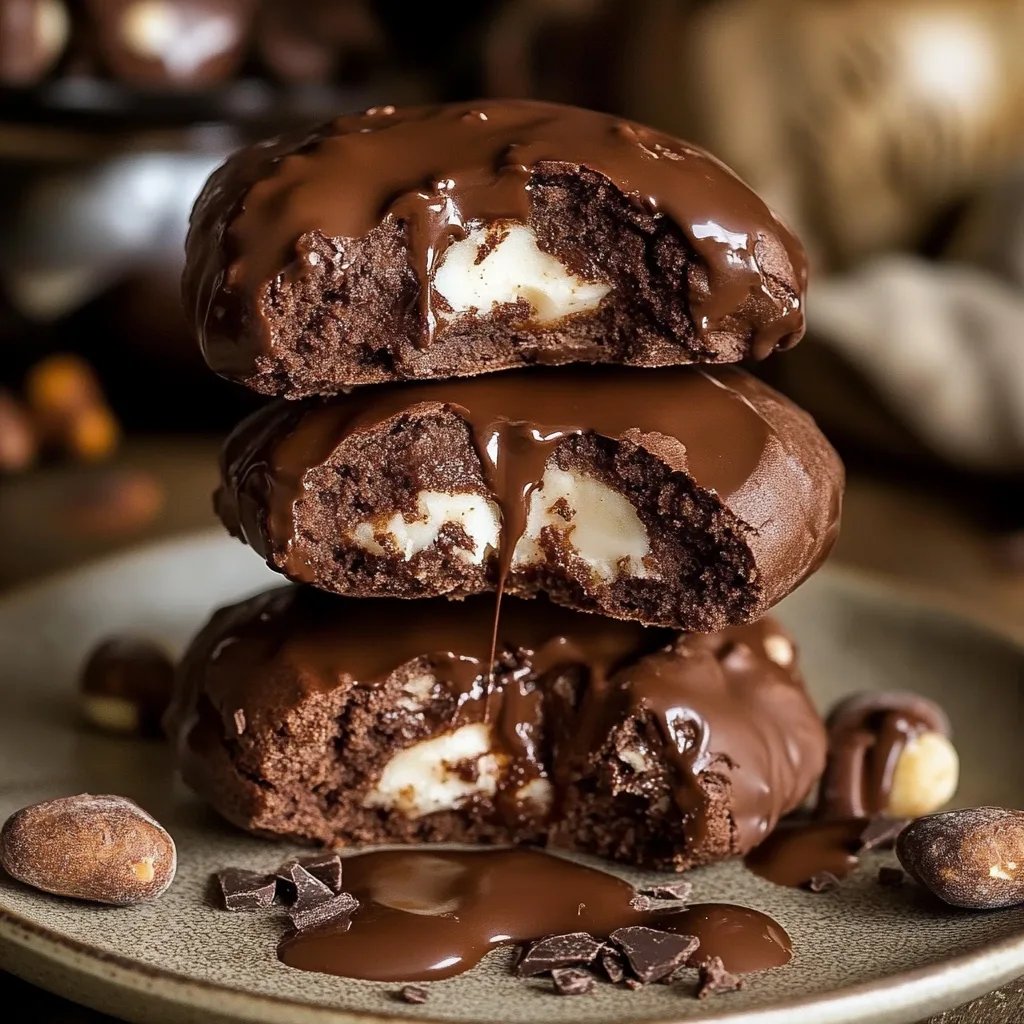 Rocky Road Chocolate Fudge Cookies